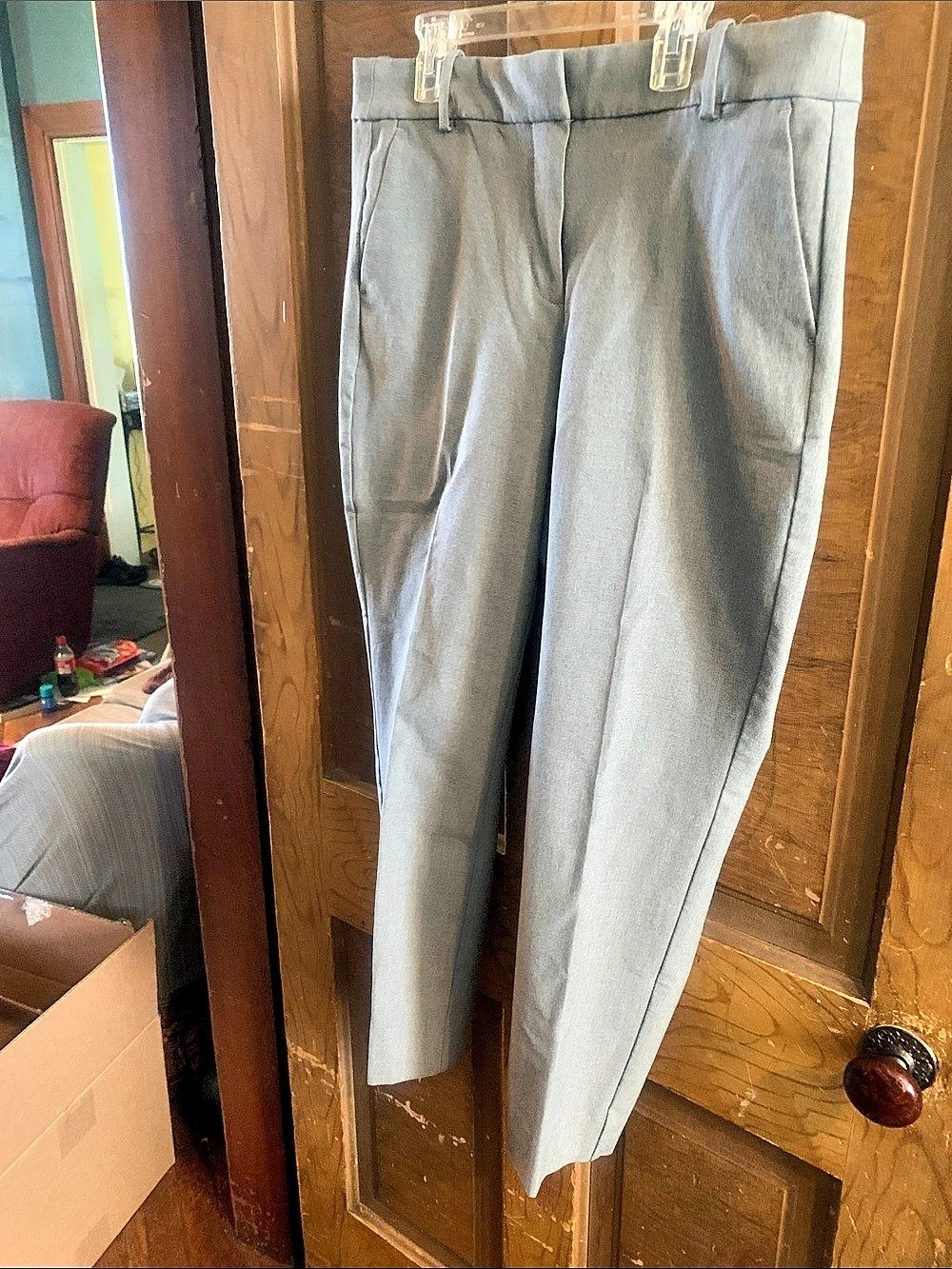 J.Crew Ruby Pant Gray Trousers Size 12 Like New